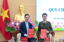 Ký kết quy chế phối hợp giữa Công an tỉnh và Sở Giáo dục - Đào tạo