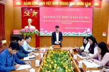 Kiểm tra công tác chuẩn bị bầu cử tại các xã Hợp Lý, Liên Hòa, Hoàng An