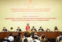 Họp báo công bố kết quả bầu cử: Tỷ lệ cử tri bỏ phiếu cao nhất từ trước đến nay