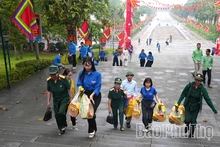 Hơn 5.000 lượt đoàn viên thanh niên tham gia các hoạt động tình nguyện phục vụ Giỗ Tổ Hùng Vương