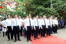 Xã Đạo Trù dâng hương tưởng niệm các Vua Hùng: Động lực từ quyết tâm đổi mới và phát triển