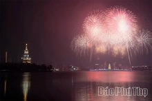 Phú Thọ bắn pháo hoa chào mừng Giỗ Tổ Hùng Vương vào 21 giờ tối nay 25/4