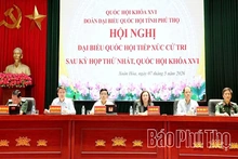 Đại biểu Quốc hội tỉnh tiếp xúc cử tri tại 5 xã, phường: Xuân Hòa, Phúc Yên, Bình Nguyên, Bình Xuyên, Bình Tuyền