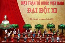 Phiên làm việc thứ nhất Đại hội đại biểu toàn quốc Mặt trận Tổ quốc Việt Nam lần thứ XI