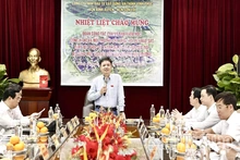 Đoàn công tác Ủy ban Khoa học, Công nghệ và Môi trường của Quốc hội khảo sát tại Khu công nghiệp Bình Xuyên