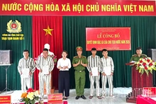 Công bố quyết định đặc xá cho phạm nhân
