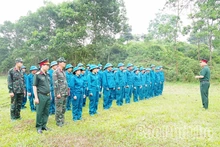 Huấn luyện dân quân, tự vệ&nbsp;bám sát yêu cầu nhiệm vụ
