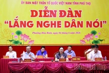 Tiếp nhận 21 lượt ý kiến của Nhân dân tại diễn đàn “Lắng nghe dân nói”