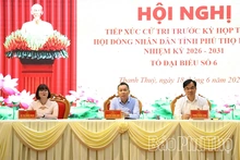 Đại biểu HĐND tỉnh tiếp xúc cử tri xã Thanh Thủy, xã Đào Xá trước kỳ họp thứ Ba, HĐND tỉnh khóa XX, Nhiệm kỳ 2026 – 2031