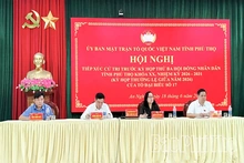 Tổ đại biểu số 17 HĐND tỉnh tiếp xúc cử tri trước Kỳ họp thứ Ba, HĐND tỉnh khóa XX