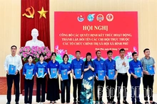 Bình Phú kiện toàn các chi hội, chi đoàn sau sắp xếp đơn vị thôn