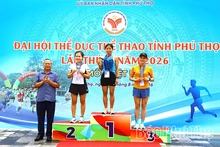 Những bước chân bền bỉ trên đường chạy việt dã Phú Thọ