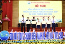 Phường Vĩnh Phúc khen thưởng 23 tập thể, 95 cá nhân có thành tích xuất sắc trong năm học 2025-2026