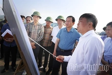 Kiểm tra tiến độ dự án đường liên kết vùng Hòa Bình - Hà Nội và cao tốc Hòa Bình - Mộc Châu