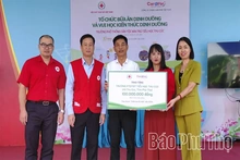 Hỗ trợ bữa ăn dinh dưỡng cho học sinh Trường Phổ thông dân tộc bán trú tiểu học Thu Cúc