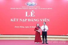 Đoan Hùng chủ động tạo nguồn đảng viên trẻ từ trường học