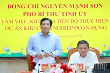 Proactively Coordinating, Effectively Deploying the Investment Construction and Infrastructure Business Project of Doan Hung Industrial Park