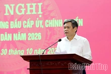 Xã Lâm Thao tổ chức đối thoại giữa người đứng đầu cấp ủy, chính quyền với Nhân dân