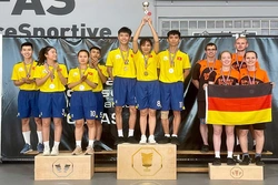 Phú Thọ: Giành Huy chương Vàng Giải Đá cầu đồng đội Pháp mở rộng