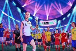 Huỳnh Như hiện diện nổi bật trên poster VCK World Cup nữ 2023