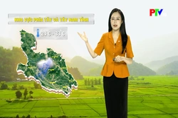 Dự báo thời tiết tỉnh Phú Thọ ngày 21/5/2026