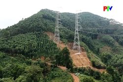 Xói lở tại vị trí cột điện đường dây 500kV Lào Cai - Vĩnh Yên