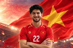 Trung vệ gốc Mỹ nhập tịch thành công, tuyển Việt Nam trước cơ hội dùng 100% hàng thủ có dòng máu ngoại