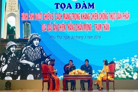 Tọa đàm “Hình ảnh người chiến sỹ cách mạng trong kháng chiến chống thực dân Pháp qua dấu ấn chiến thắng Chân Mộng - Trạm Thản