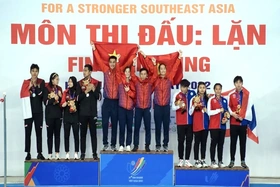 VĐV Phú Thọ giành Huy chương Vàng đồng đội SEA Games 31