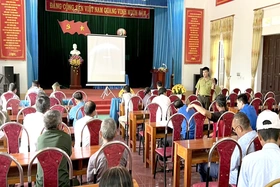 Tập huấn công tác bảo vệ rừng, phòng cháy chữa cháy rừng và phát triển rừng