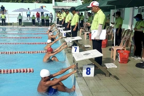 Phú Thọ giành HCV tại Giải Bơi - Lặn Vô địch các lứa tuổi Quốc gia