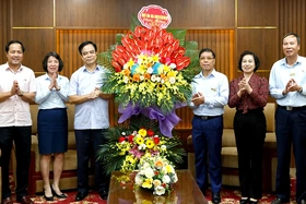 Phó Chủ tịch UBND tỉnh thăm, chúc mừng các doanh nghiệp