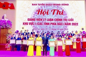 Phú Thọ có hai giảng viên đạt giải tại Hội thi Giảng viên lý luận chính trị giỏi khu vực I năm 2022