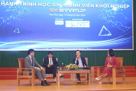 Diễn đàn “Hành trình học sinh, sinh viên khởi nghiệp”