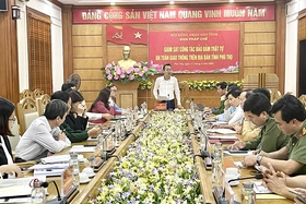 Ban Pháp chế HĐND tỉnh giám sát công tác bảo đảm trật tự ATGT tại Sở Giao thông vận tải