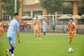 8 đội bóng vào tứ kết Giải bóng đá nam Cúp Hùng Vương 2023