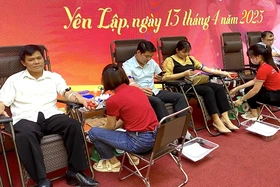 “Tình người Yên Lập” thu về gần 700 đơn vị máu