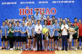 Hội thao chào mừng Đại hội Công đoàn các cấp nhiệm kỳ 2023-2028