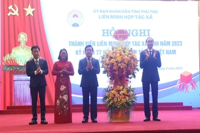 Hội nghị thành viên Liên minh HTX tỉnh năm 2023, kỷ niệm 77 năm ngày HTX Việt Nam