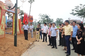 Kiểm tra tiến độ triển khai các hoạt động phục vụ Giỗ Tổ Hùng Vương