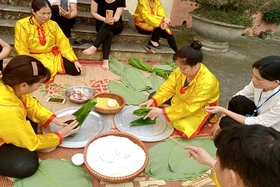 Tích cực tập luyện trước ngày khai hội