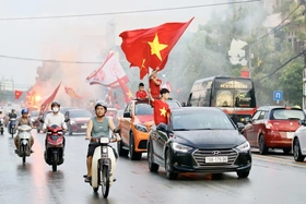 Những hình ảnh đẹp tại Bảng C - Vòng loại Giải Bóng đá U23 Châu Á