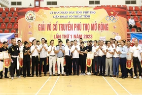 Gần 1.000 võ sinh tham dự Giải Võ cổ truyền Phú Thọ mở rộng lần thứ I