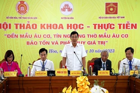 Hội thảo khoa học - thực tiễn “Đền Mẫu Âu Cơ, tín ngưỡng thờ Mẫu Âu Cơ - Bảo tồn và phát huy giá trị”