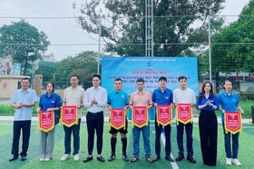 Khai mạc Giải bóng đá nam Sinh viên tỉnh Phú Thọ năm 2023