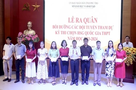 Lễ ra quân bồi dưỡng các đội tuyển tham dự Kỳ thi chọn học sinh giỏi Quốc gia