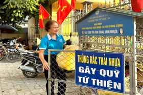 Hội Phụ nữ Thanh Thủy gây quỹ từ thiện từ tiền bán phế liệu