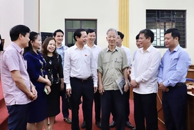 Đại biểu HĐND tỉnh tiếp xúc cử tri