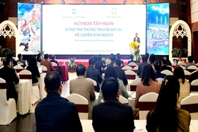 Tập huấn công tác thông tin đối ngoại về quyền con người