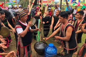 Độc đáo cách làm rượu cần của người M'nông